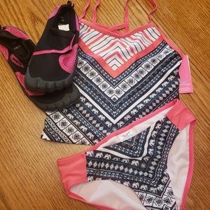 Girls size 10 tankini